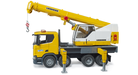 Bruder Scania Super 560R Liebherr kraan met truck