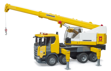 Bruder Scania Super 560R Liebherr kraan met truck