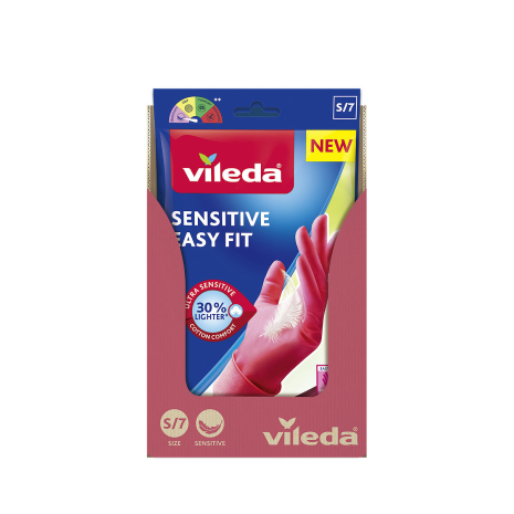 Vileda Huishoudhandschoen Sensitive Easy Fit - L