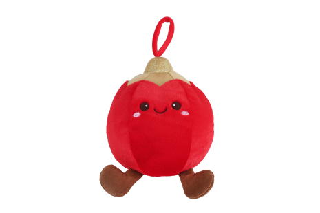 Special Moments kerstbal pluche 16cm
