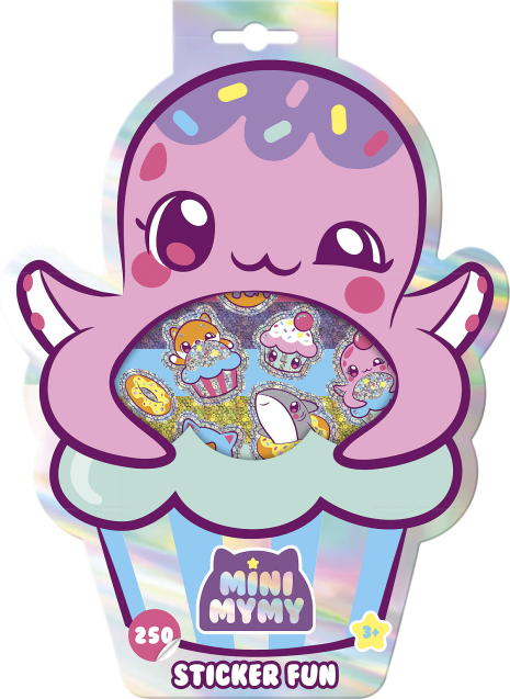 Mini MyMy Shaped stickerboek 250 stickers