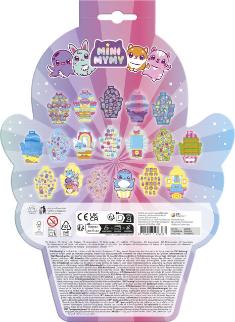 Mini MyMy Shaped stickerboek 250 stickers