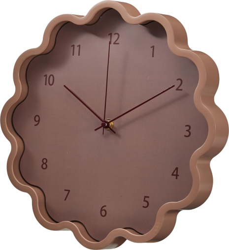 Wandklok Flower 30cm 3 assorti