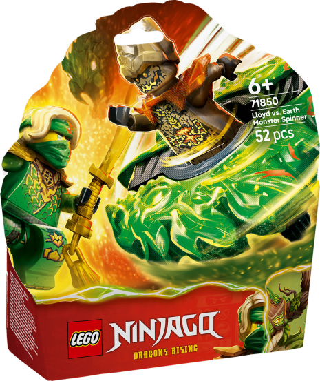 LEGO Ninjago Lloyd vs. aardemonster in spinner