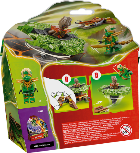 LEGO Ninjago Lloyd vs. aardemonster in spinner